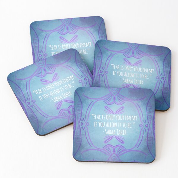 Item preview, "Fear is Only Your Enemy" - Sabaa Tahir designed and sold by Manda Lyn LaCorte.