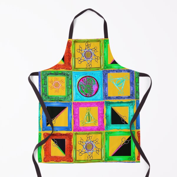 Item preview, Hair Pop Art Quilt in Super Neon designed and sold by SaltCitySage.