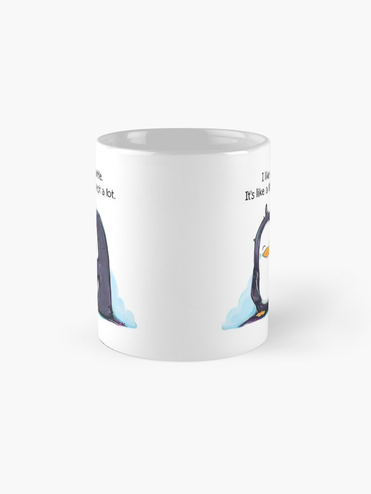 Alternate view of I Like You a Lottle Penguins Coffee Mug