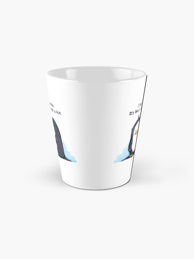 Alternate view of I Like You a Lottle Penguins Mug