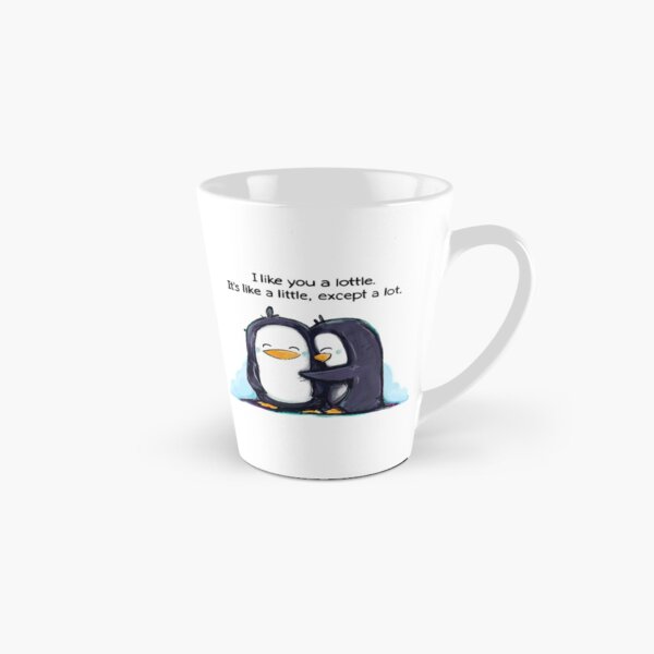 I Like You a Lottle Penguins Tall Mug