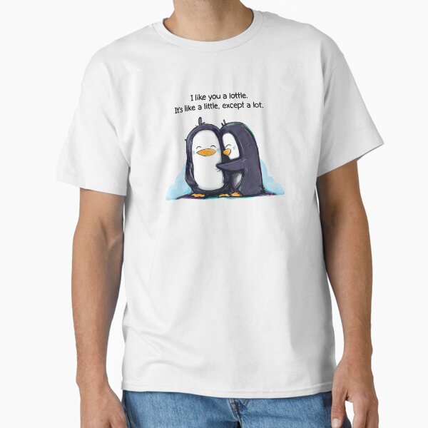 Item preview, Je t'aime beaucoup, pingouins designed and sold by KickingCones.