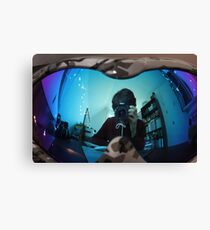 Reflected and distorted Canvas Print