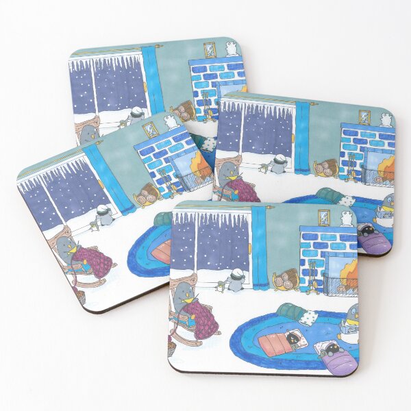 Item preview, Penguins Quiet Evening designed and sold by ShamrockTea.
