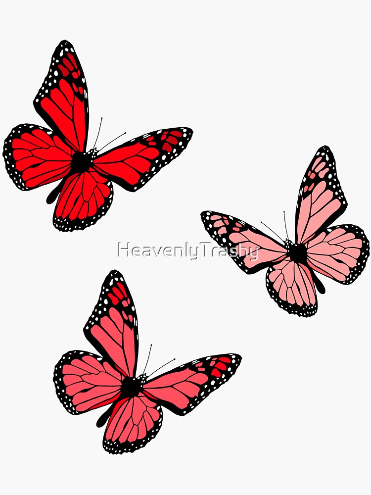 butterflies-red[1]  Iphone wallpaper tumblr aesthetic, Y2k