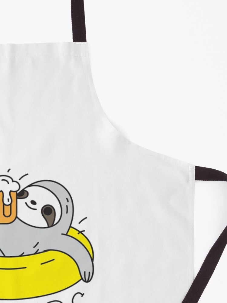 Alternate view of Beer Sloth Apron