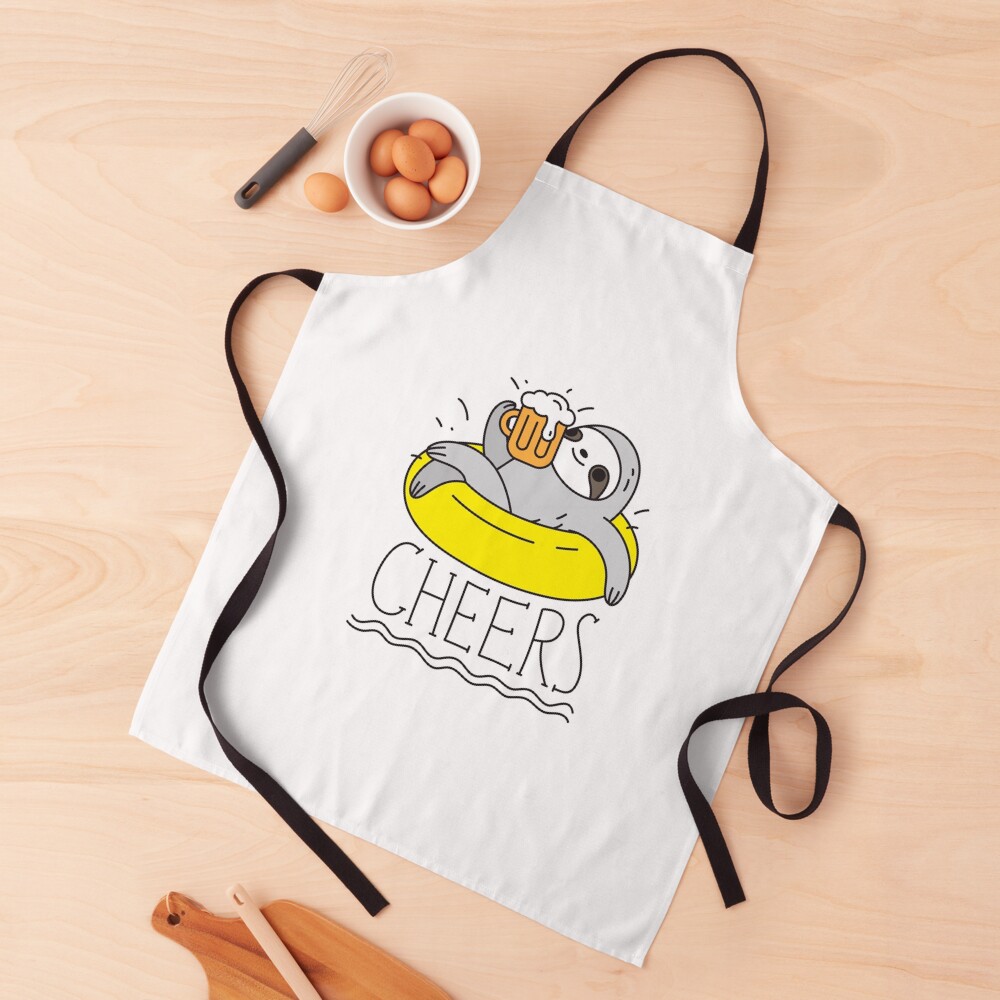 Beer Sloth Apron