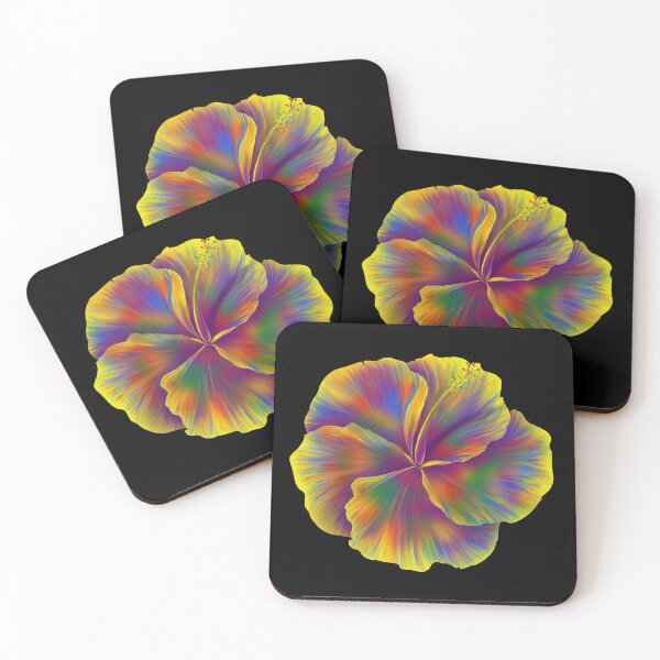 Item preview, Gay Pride Hibiscus designed and sold by Inuyasha907.