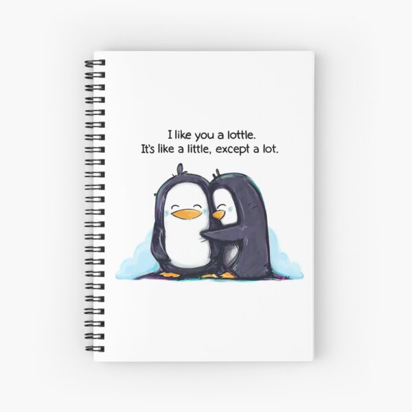 Item preview, I Like You a Lottle Penguins designed and sold by KickingCones.