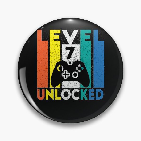 Item preview, Kids Level 7 Unlocked Funny Video Gamer 7th Birthday designed and sold by ART ilo.