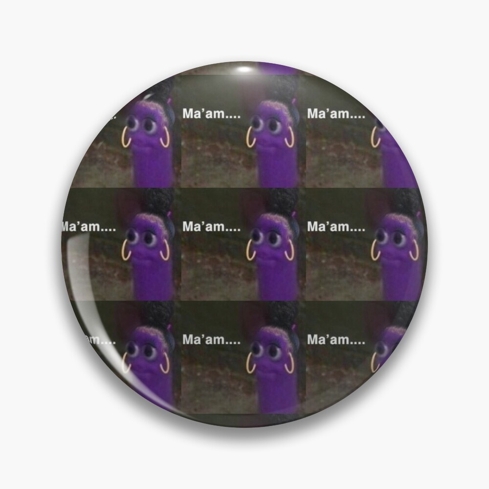 Side Eye Puppet Meme Large 2.25 Inch Pinback Button 