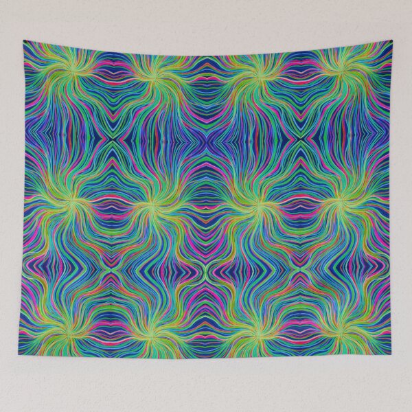 Item preview, Abstract Cerebral Neural Network Colorfully Illustrated - Brain Power designed and sold by ckylin.