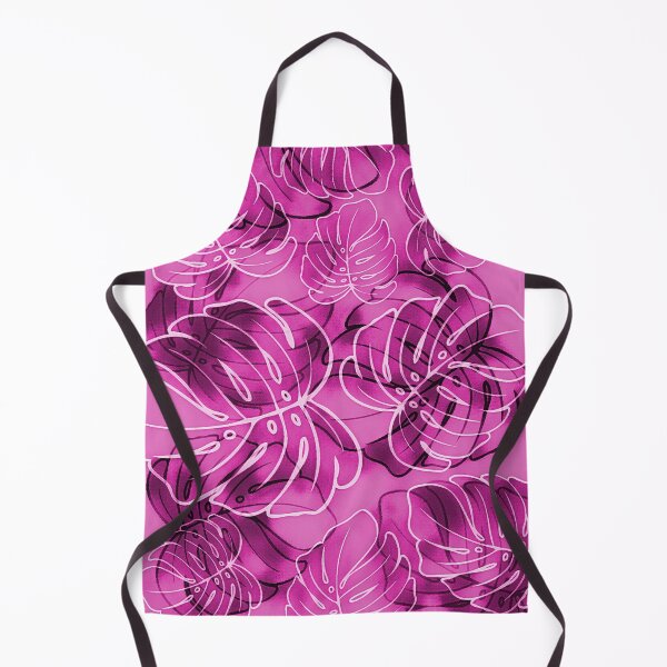 Item preview, Monstera Leaves Hot Pink designed and sold by Rockett Graphics.