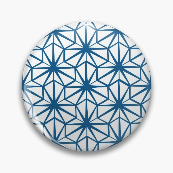 Item preview, Hexagon in Classic Blue  designed and sold by Quick Brown Fox Canada.