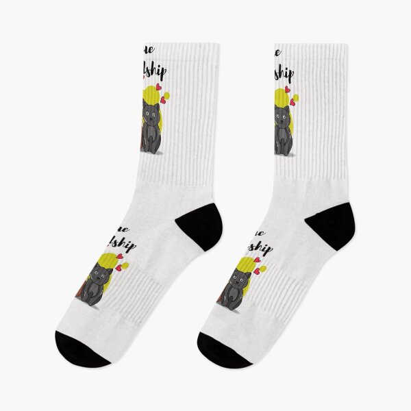 Item preview, International friendship day Dog and cat friends designed and sold by OneTimeEngineer.