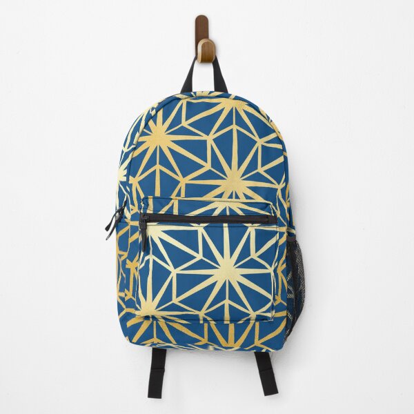 Item preview, Hexagon in Classic Blue and Gold designed and sold by Quick Brown Fox Canada.