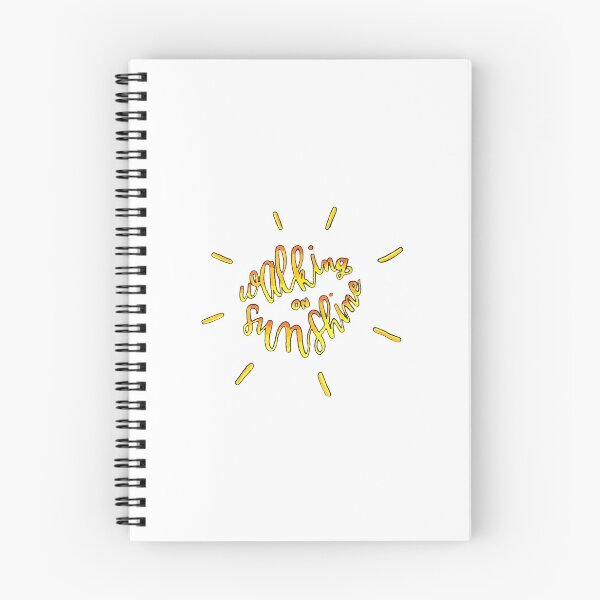 Item preview, Walking on Sunshine Positive Quote designed and sold by faithful-ink.