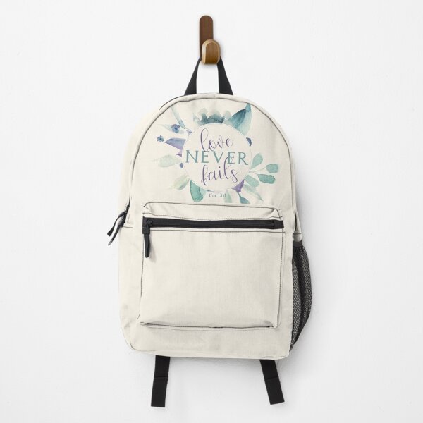 Item preview, Love Never Fails | 1 Cor 13:8 | Bible Verse Art designed and sold by PraiseQuotes.