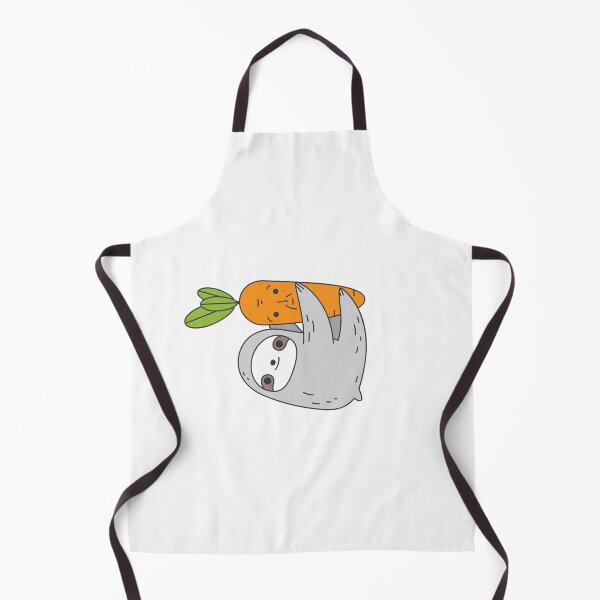 Carrot Sloth Apron