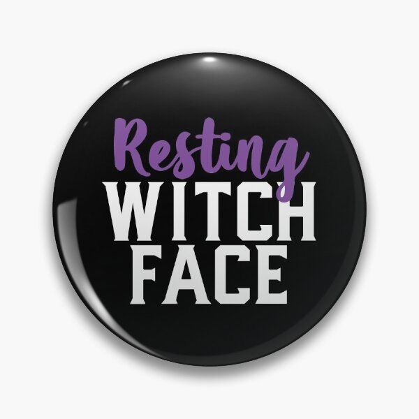 Item preview, Resting Witch Face, Halloween designed and sold by KunKhalil.