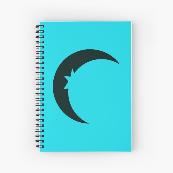 kalmeren Kampioenschap Sanctie Moon notebook blue" Spiral Notebook for Sale by cameronmaclaren | Redbubble