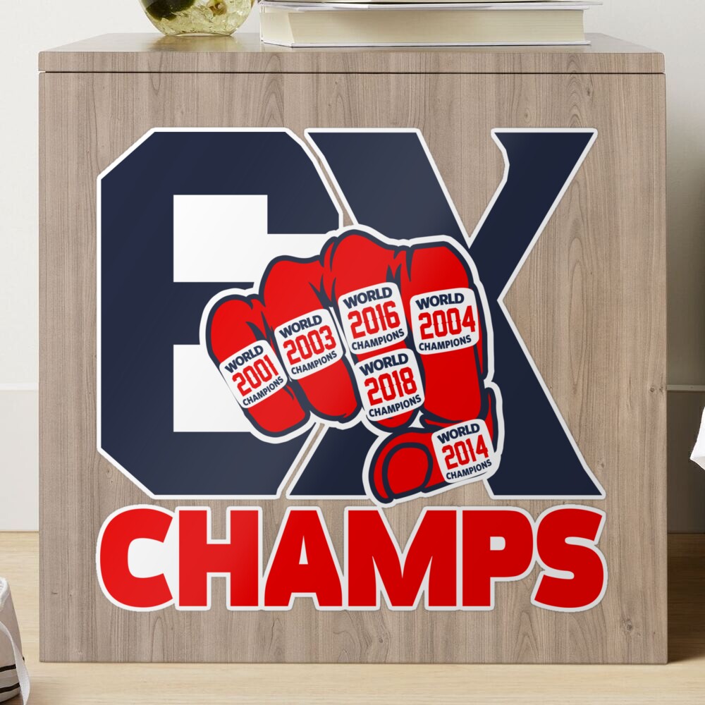 Tom Brady's 6th Superbowl Win 7TH RING STICKER Art 