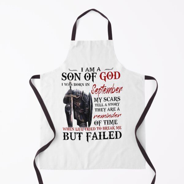 Item preview, I Am A Son of God I was Born in September Shirts Gift For Men And Women designed and sold by AlexisTees.