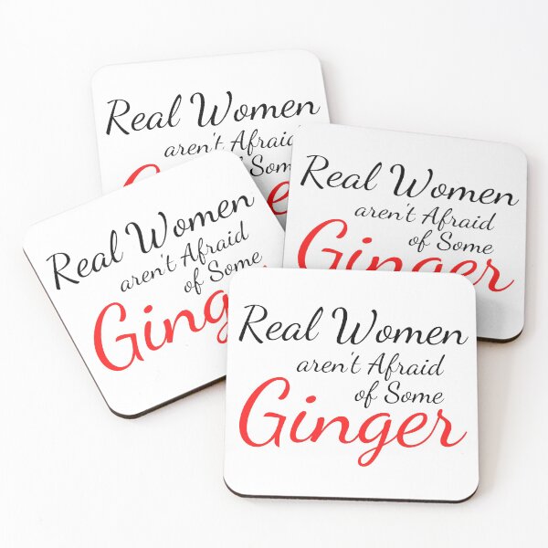 Item preview, Real Women Aren't Afraid of Ginger designed and sold by Ginger Life Designs.