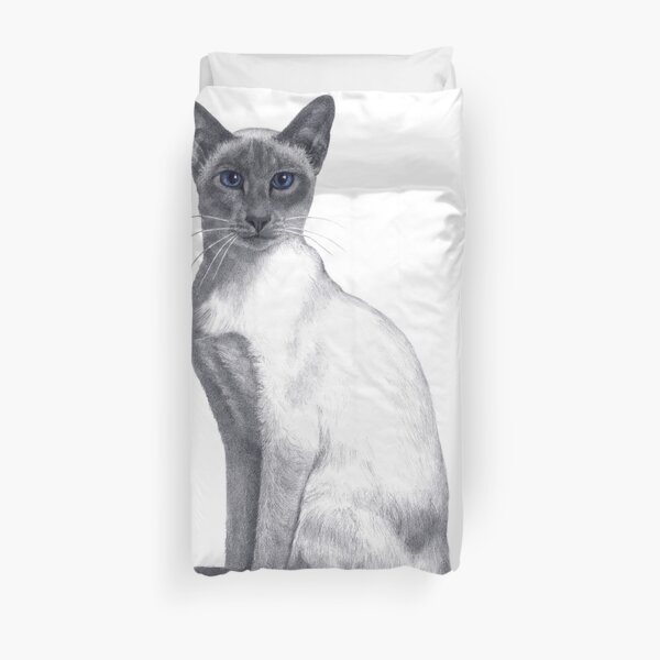 Siamese Cat Duvet Covers Redbubble