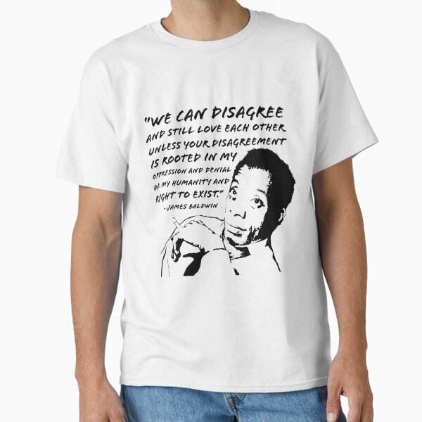 Vista previa del artículo con la obra «James Baldwin Podemos estar en desacuerdo», diseñado y vendido por SDCreations.