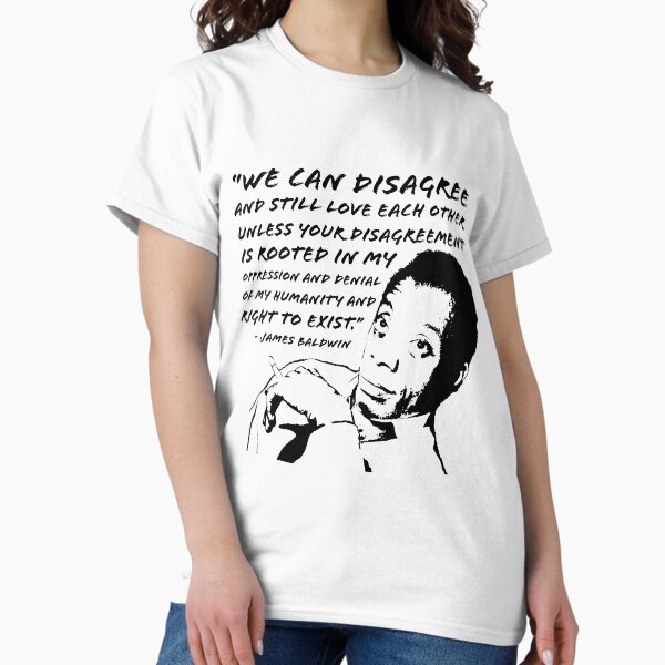 Vista previa del artículo con la obra «James Baldwin Podemos estar en desacuerdo», diseñado y vendido por SDCreations.