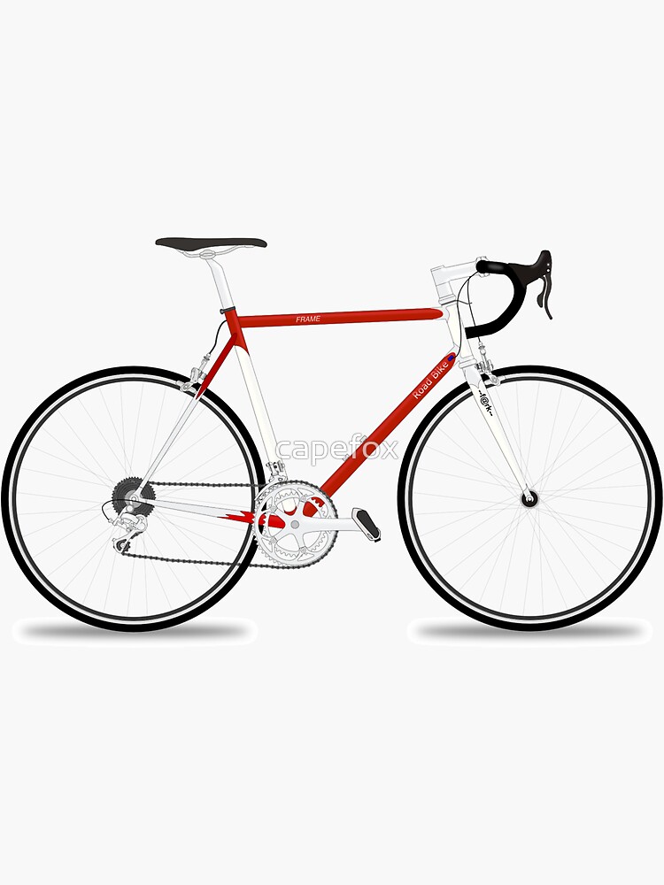 Red and white road bike online