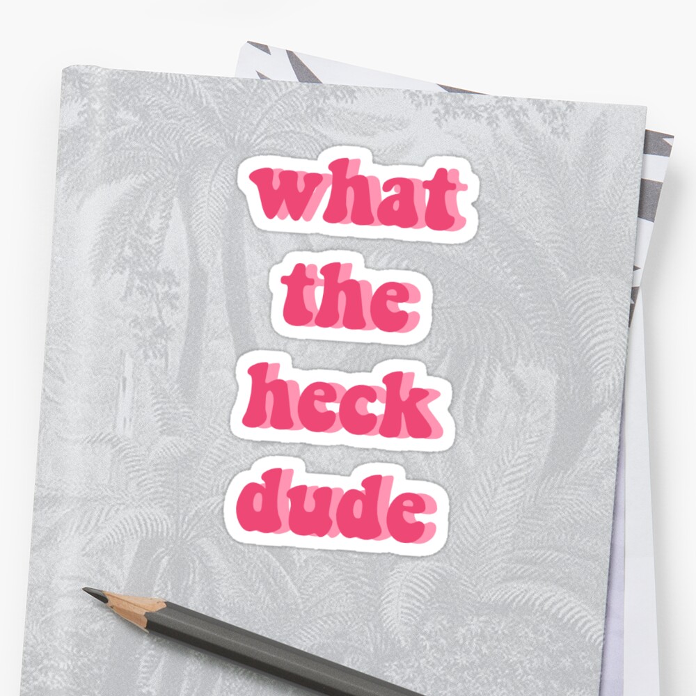 what-the-heck-dude-sticker-by-a-melia08-redbubble