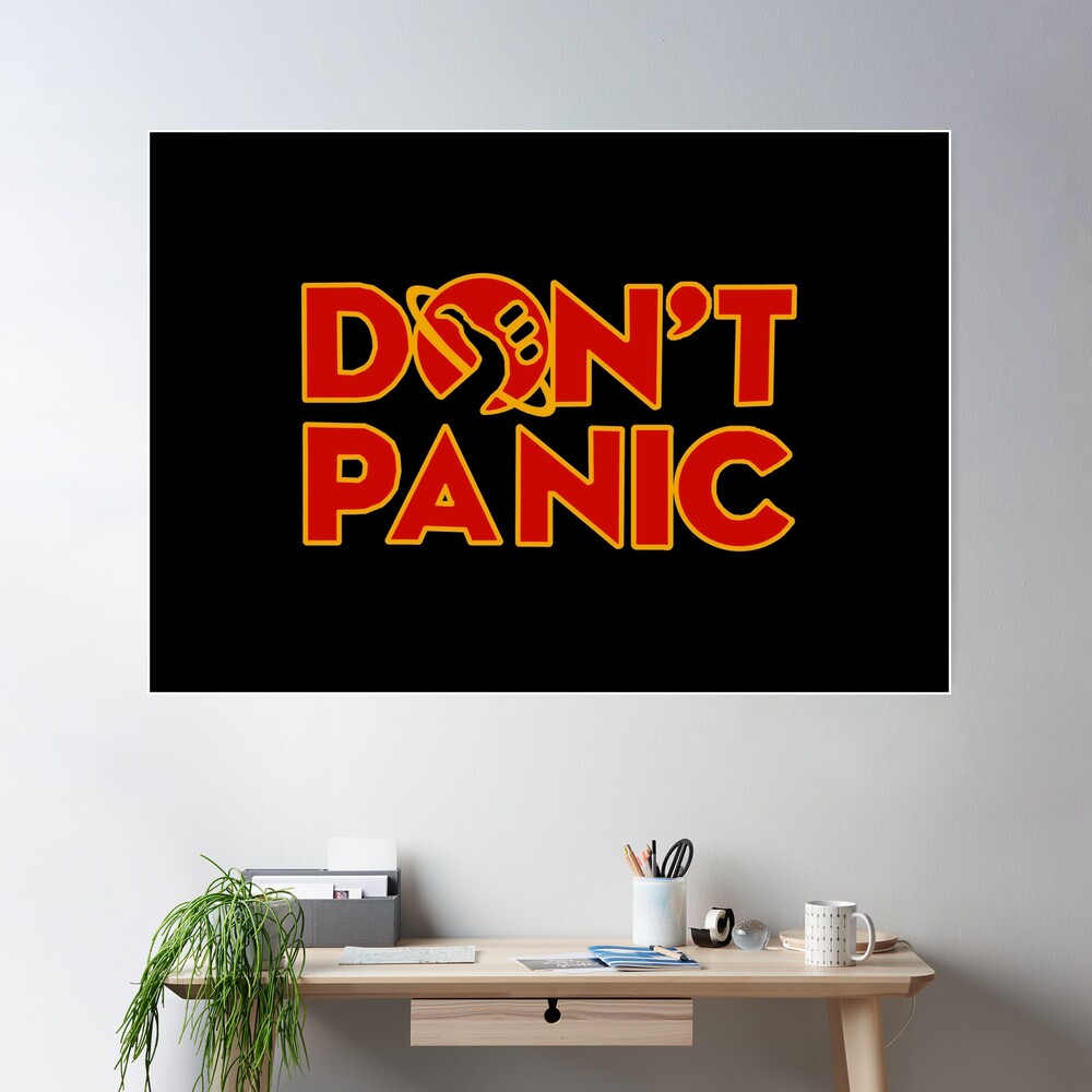 Hitchhikers Guide To The Galaxy Movie Poster Don't Panic 24x36