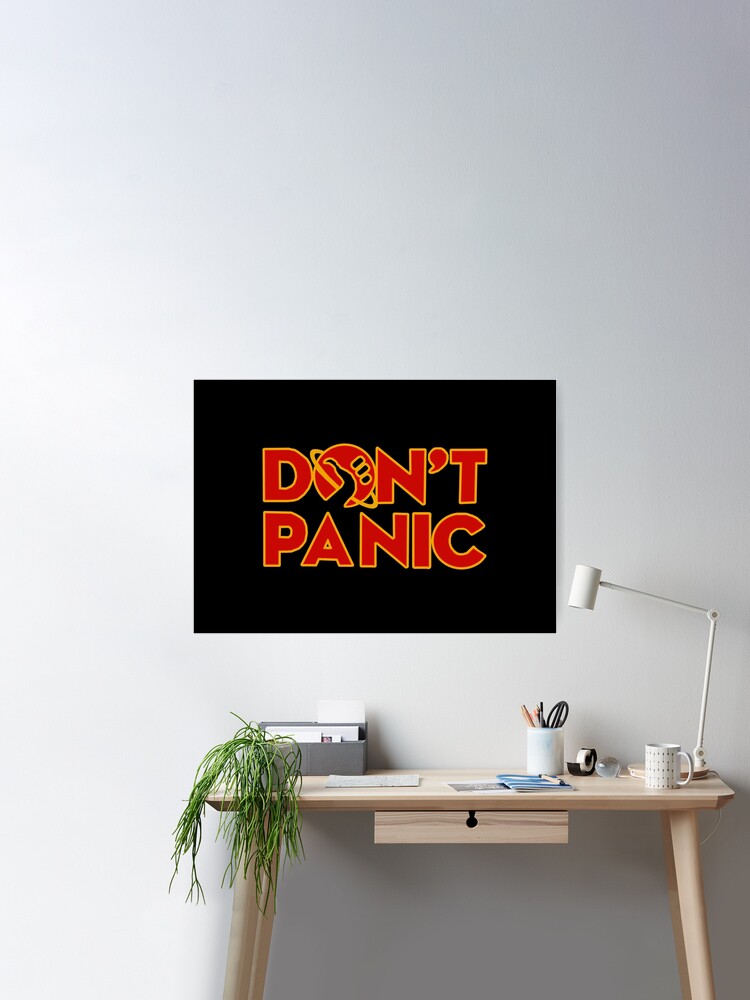 Hitchhikers Guide To The Galaxy Movie Poster Don't Panic 24x36