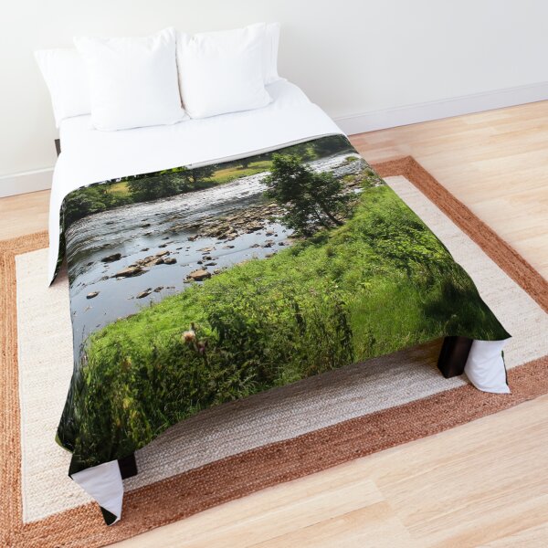 Merch #92 -- Stream Between Trees - Shot 2 (Hadrian's Wall) Comforter