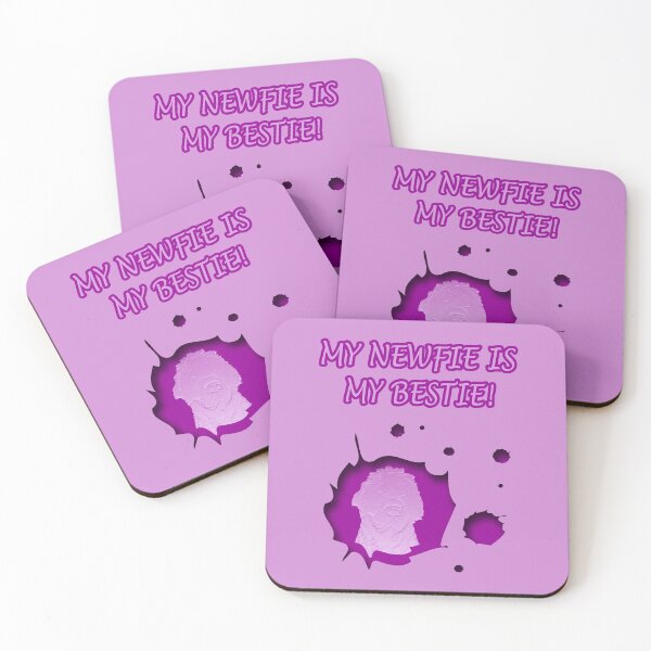 Item preview, Newfoundland dog best friend purple designed and sold by Moonyflower.