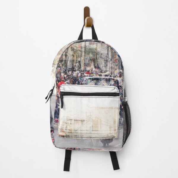 Item preview, Saigon, abstract city life and traffic concept -   crowded streets double exposure  designed and sold by ohaniki.