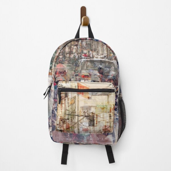 Item preview, Saigon 2 , abstract city life and traffic concept -   crowded streets double exposure  designed and sold by ohaniki.
