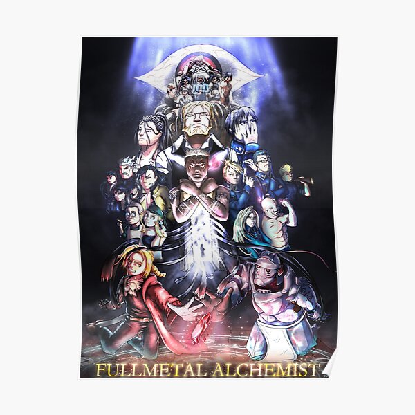 Poster Fullmetal Alchemist Redbubble