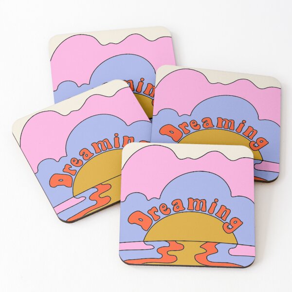 Item preview, Dreaming - Groovy Indie Vintage Typography Illustration designed and sold by arieltong.