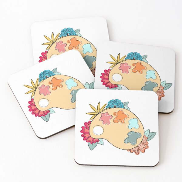 Item preview, Paint Palette with Flowers designed and sold by anasalgado.