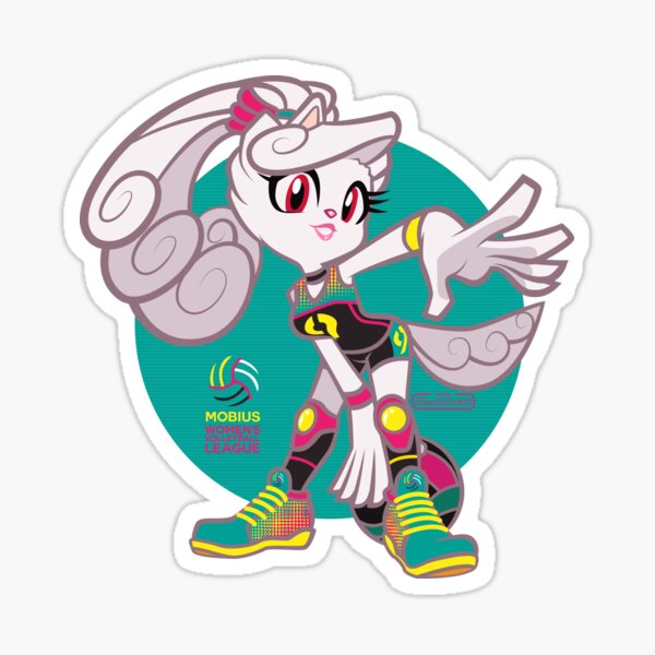 Chrystal Cooperson volleyball Sticker