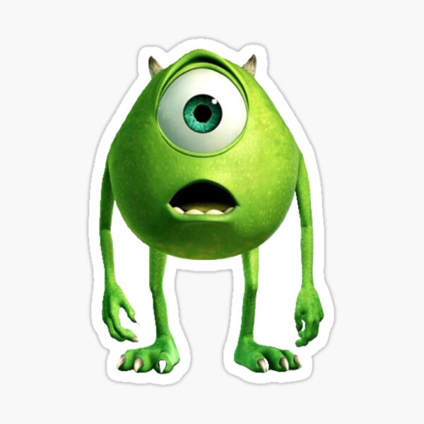 Mike Wazowski Sticker By Nuhahaitami Redbubble