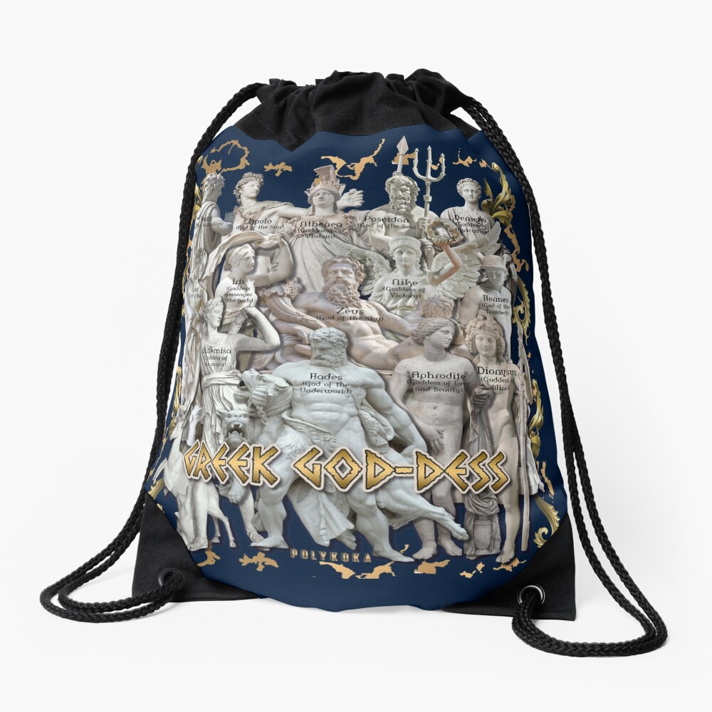 Greek Gods - Greek Gods Backpack by POLYKOKA
