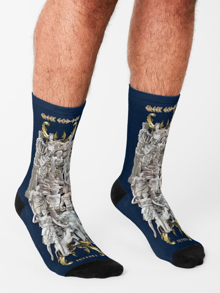 "Greek Gods Greek Gods" Socks for Sale by POLYKOKA Redbubble