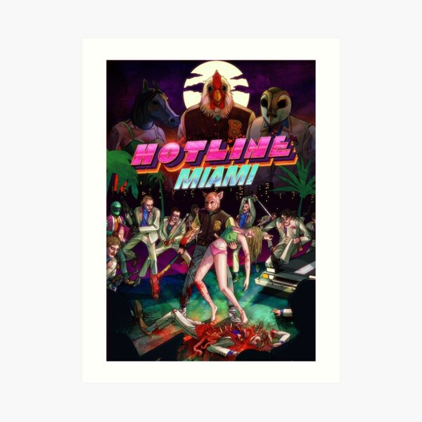 Hotline Miami Cover Art Print