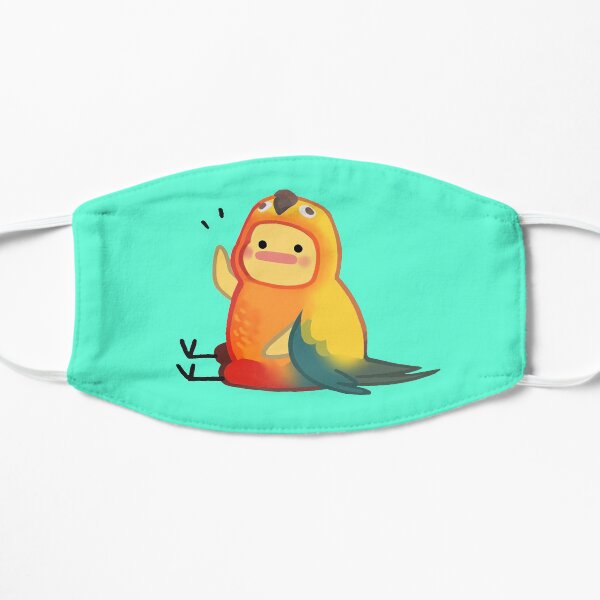 Sun Conure Costume Birdblob Flat Mask