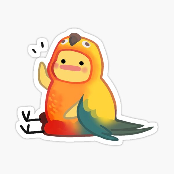 Aperçu de l'œuvre Costume de conure soleil Birdblob créée et vendue par Sabtastic.