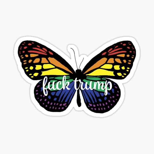 Artikel-Vorschau von Fick Trump Regenbogen Schmetterling, designt und verkauft von Kevinartt.